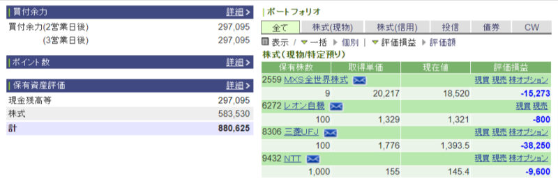 資産運用結果19：2024-08-08（日経-258円）