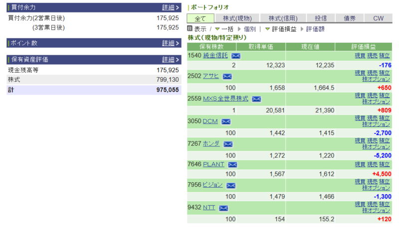 資産運用結果109：2024-12-19（日経-円）