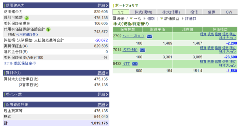 資産運用結果253：2025-07-28