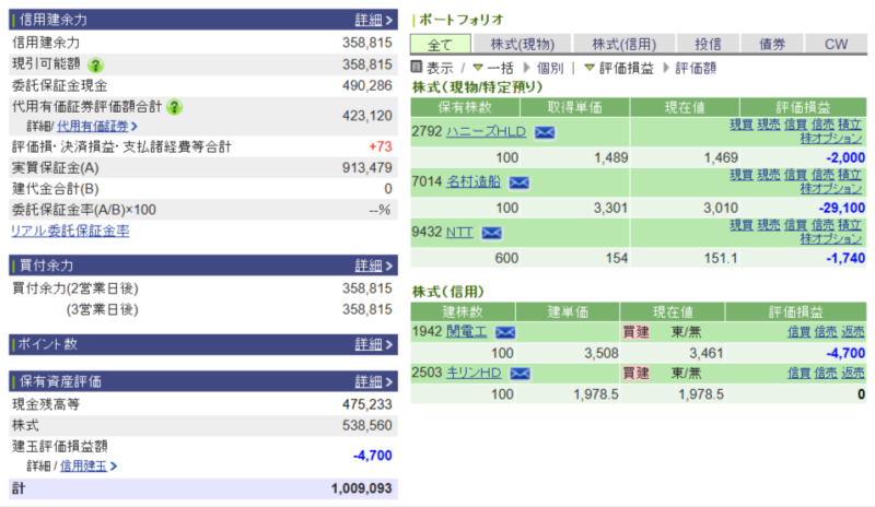 資産運用結果254：2025-07-29（日経- 円）