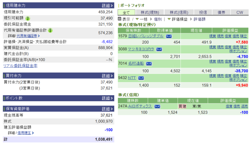 資産運用結果363：2026-01-09